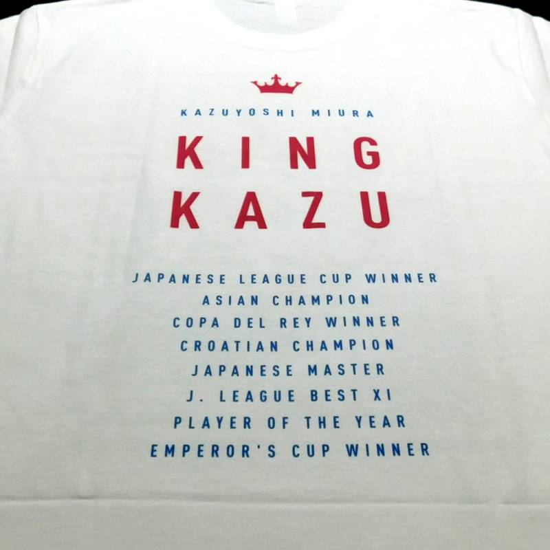 楽天市場】日本代表 三浦 知良 King Kazu Tシャツ 半袖 RE-TAKE(正規品