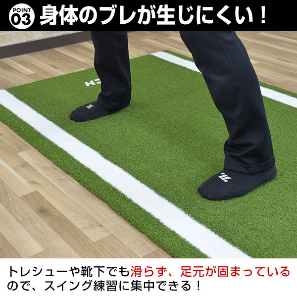 楽天市場】野球用クイックバッターマット 100×150cm 右バッター・左