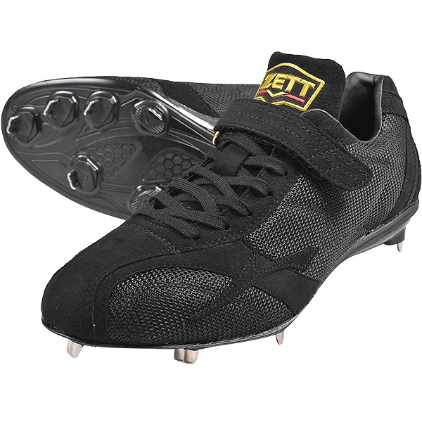 楽天市場】交換往復無料 野球 スパイク 金具 黒 ZETT ゼット
