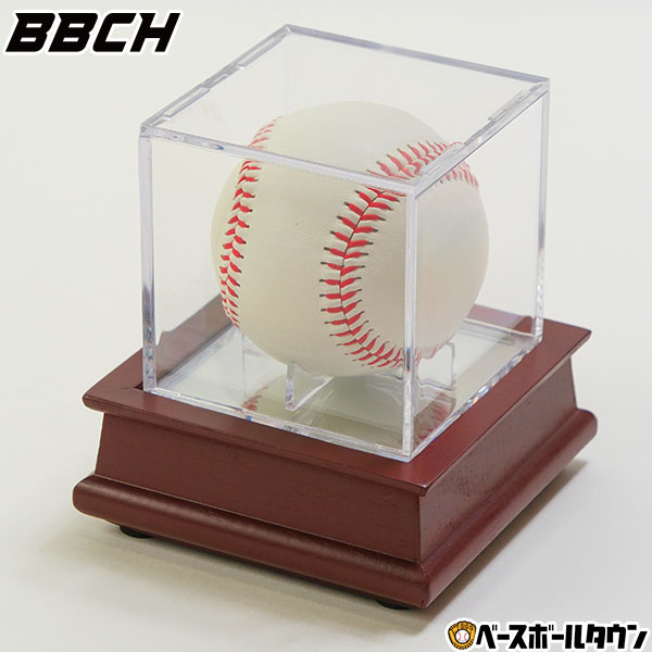 楽天市場】野球 サインボールケース 木製台座付き 鏡仕様 アクリル製
