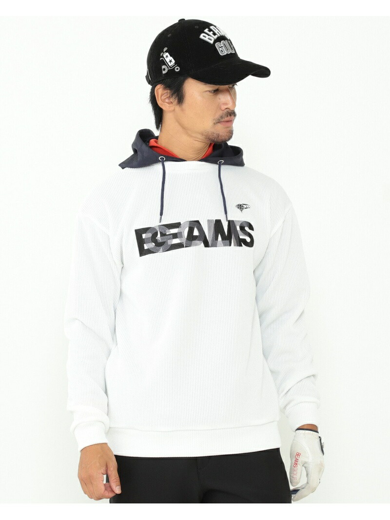 楽天市場】BEAMS GOLF ORANGE LABEL / ニット風 レイヤード パーカ
