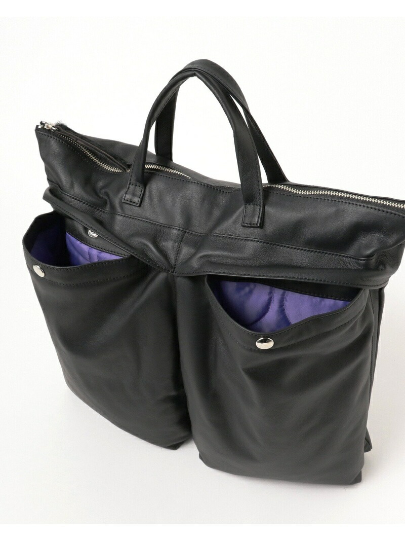 楽天市場】SLOW * BEAMS / 別注 Helmet Bag Black 大 BEAMS MEN