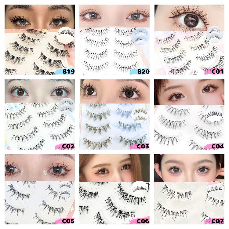 楽天市場】今だけ送料無料 つけまつげ 5ペア入り100種類以上 アイ