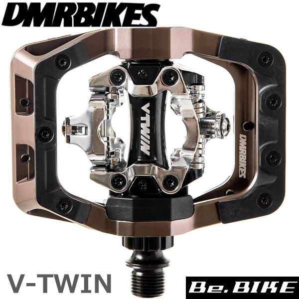 楽天市場】DMR BIKES V-TWIN PEDAL-ニッケルグレー 自転車 ペダル
