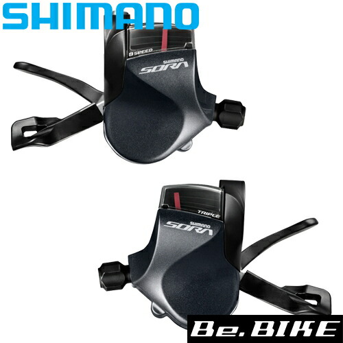 楽天市場】シマノ SL-R3000/R3030 左右レバーセット 3X9S付属/ブラック