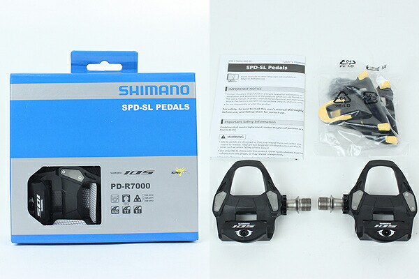 楽天市場】シマノ ペダル PD-R7000 SPD-SLペダル クリート付き：SM