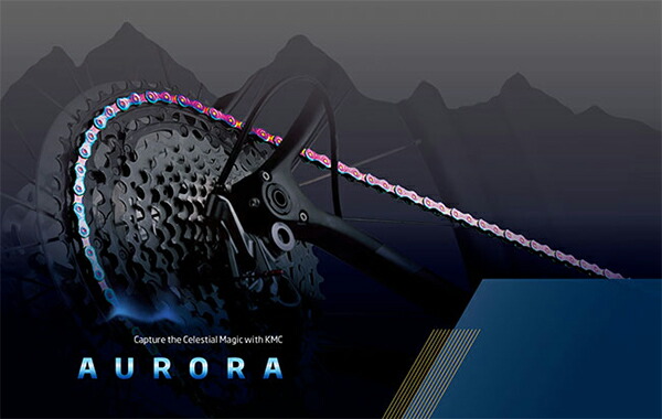 楽天市場】KMC チェーン X11 AURORA BLUE 118リンク 11速対応 自転車