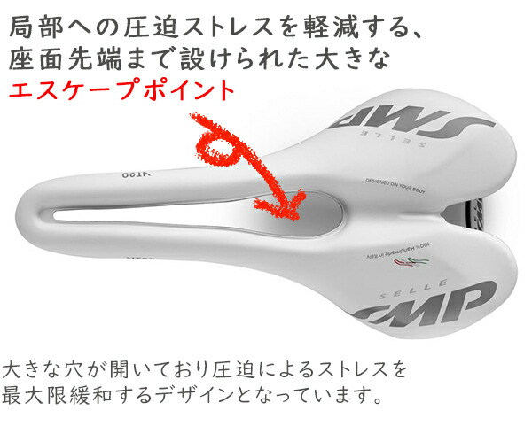 楽天市場】サドル 自転車 SELLE SMP VT20 穴あきサドル お尻痛くない