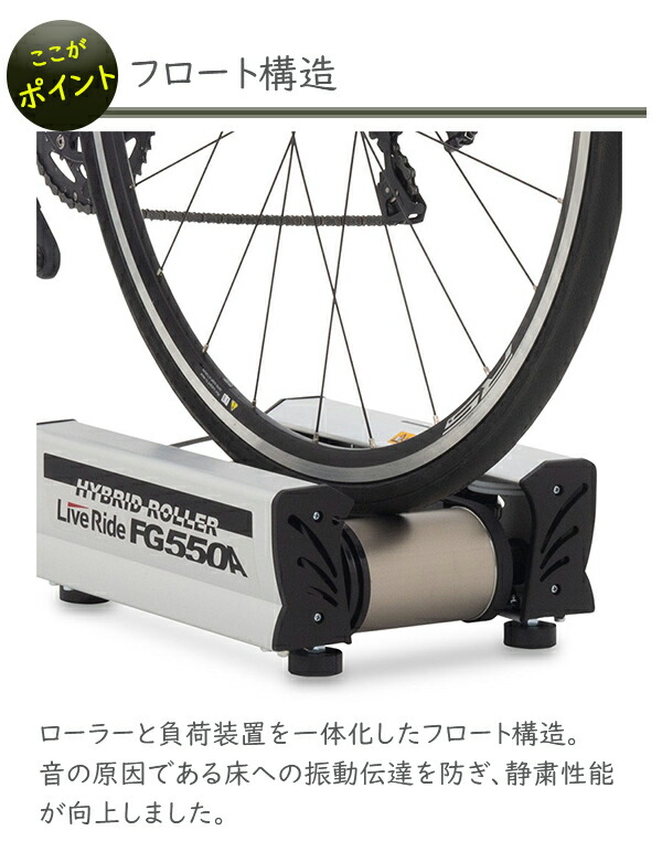 楽天市場】ミノウラ FG-550A ハイブリッドローラー ライブライド