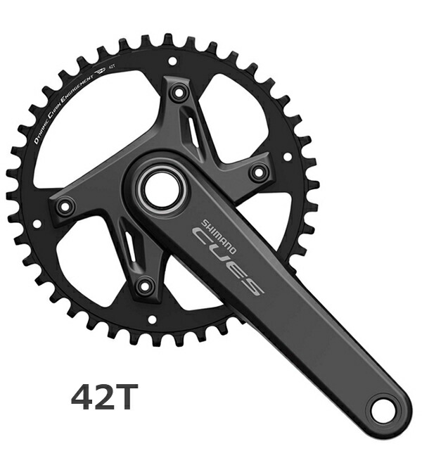 楽天市場】シマノ CUES クランクセット FC-U6030-1 11/10/9スピード CG