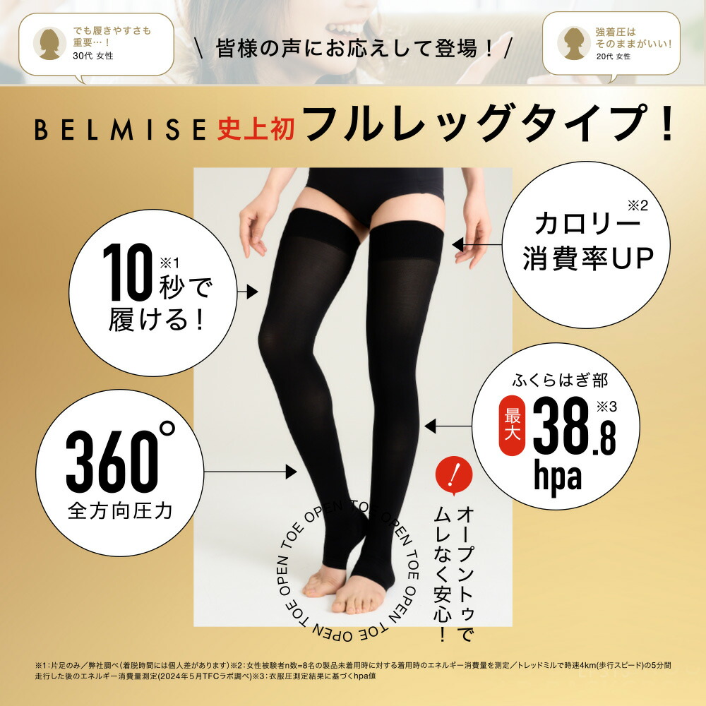 楽天市場】【3/8 20%OFF！】 着圧ソックス 公式 BELMISE ベルミス