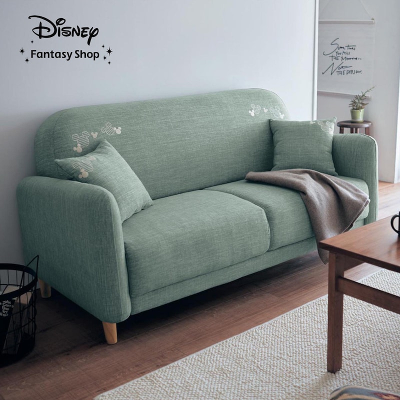楽天市場】◇ 2人掛け ◇【Disney】 ディズニー クッション付き