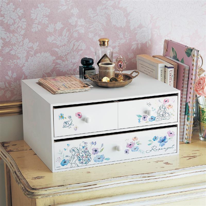 楽天市場】【Disney】 ディズニー 卓上2段チェスト「ラプンツェル