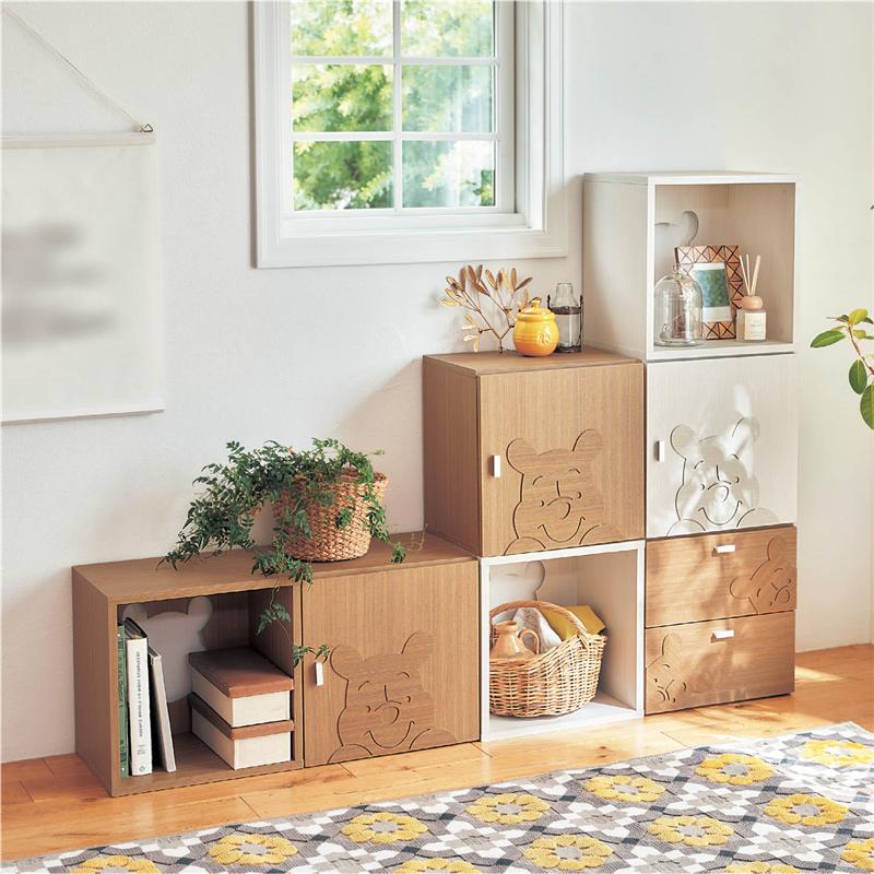 楽天市場】◇ 引出し ◇ 【Disney】 ディズニー キューブボックス