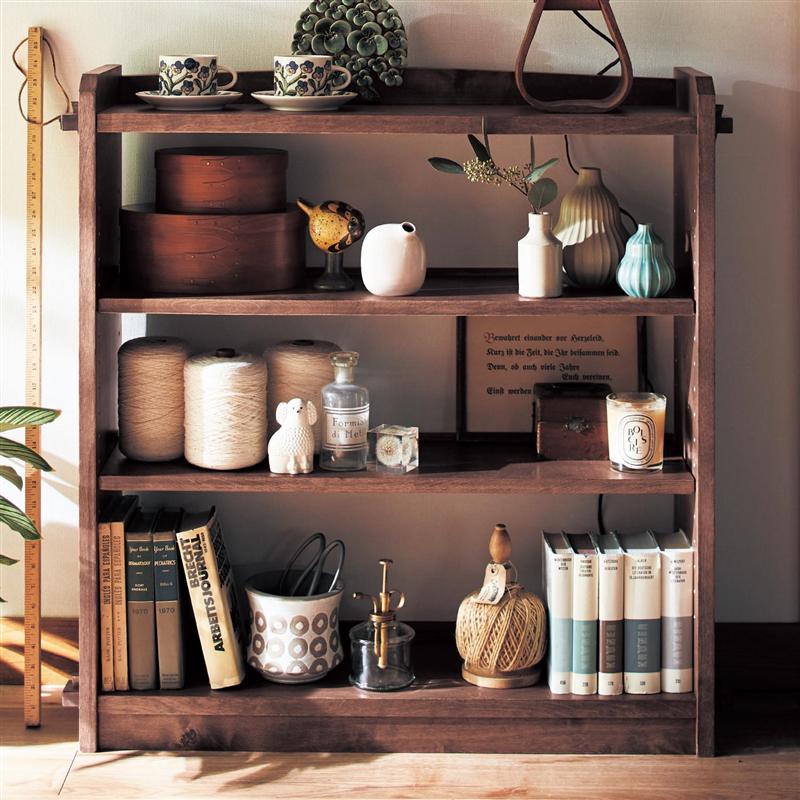 楽天市場】【店内ほぼP10倍! ~3/11 9:59】レトロ くさび棚風 可動棚