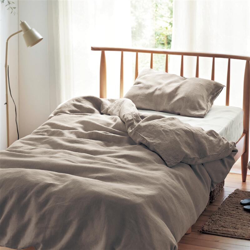 楽天市場】フレンチリネン 掛け布団カバー | クィーン | 7色展開 ずれ