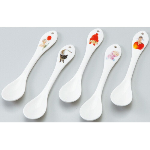 楽天市場】ナルミ いわさきちひろ ティースプーン 絵変わり 5本セット