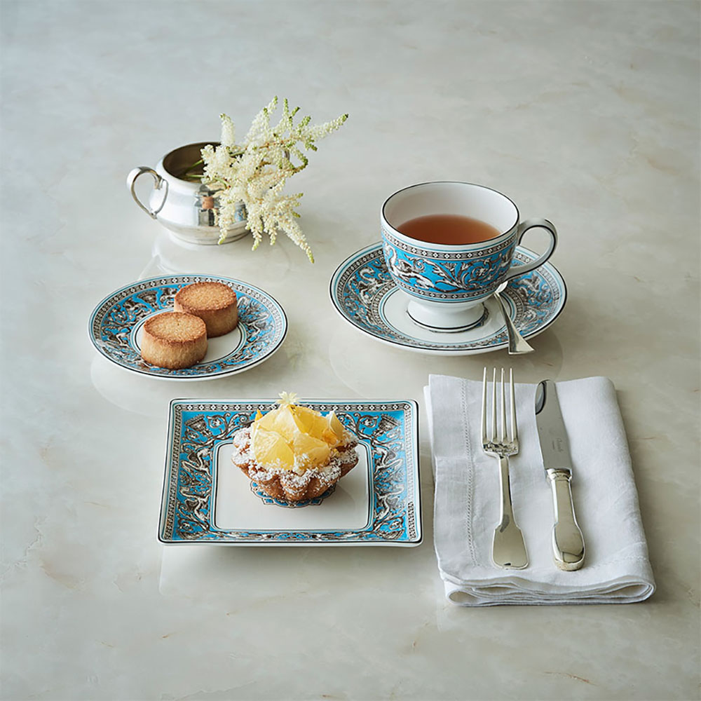 楽天市場】ウェッジウッド フロレンティーンターコイズ スクエアトレイ