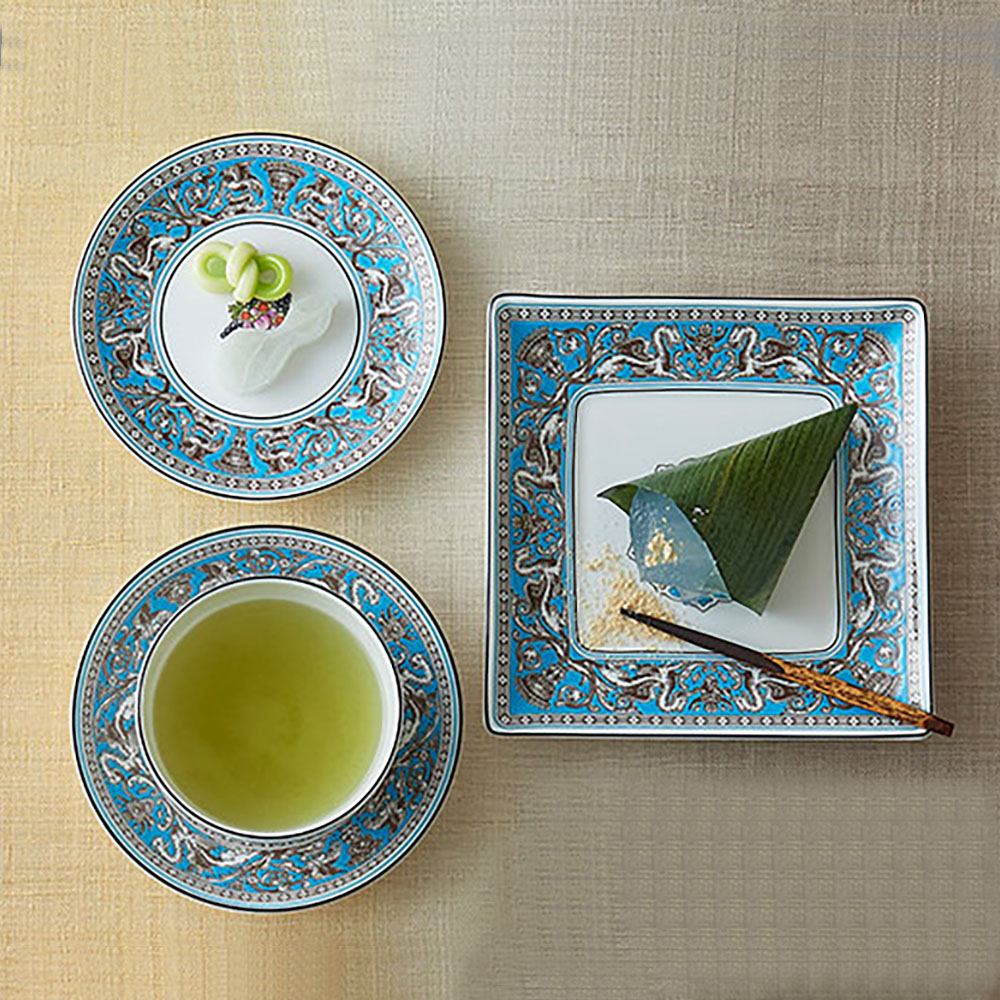 楽天市場】ウェッジウッド フロレンティーンターコイズ スクエアトレイ