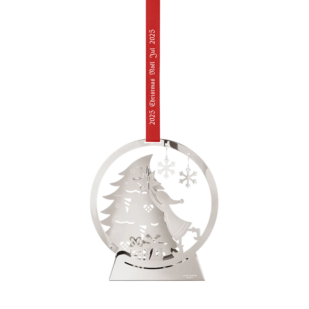 ジョージジェンセン クリスマスオーナメント　4個セット　　シルバー 楽天市場】ジョージ・ジェンセン オーナメント ベルとボールとハート