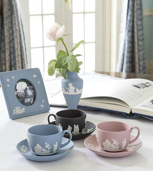 楽天市場】ウェッジウッド ジャスパーウェア ペールブルー プリンス