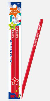 楽天市場】イッポ 丸つけ用赤えんぴつ2本パック 転がりにくい六角軸