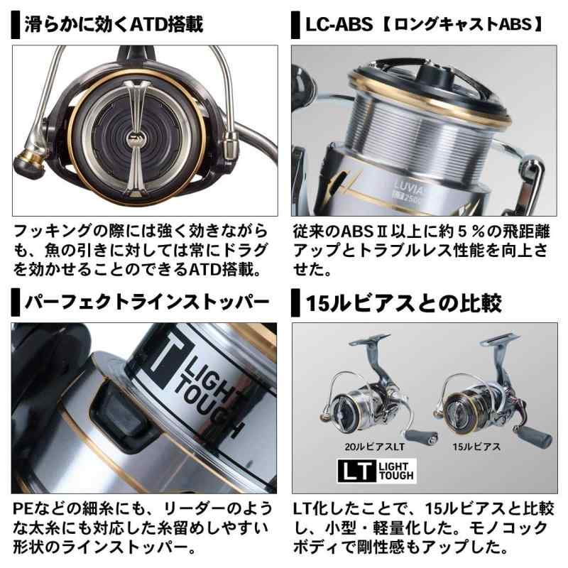 楽天市場】ダイワ(DAIWA) スピニングリール 20 ルビアス LT3000-XH