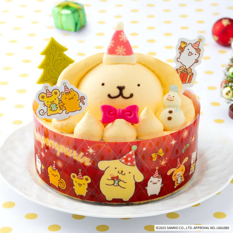 楽天市場】クリスマスケーキ 2025 ポムポムプリン 聖夜のカスタード