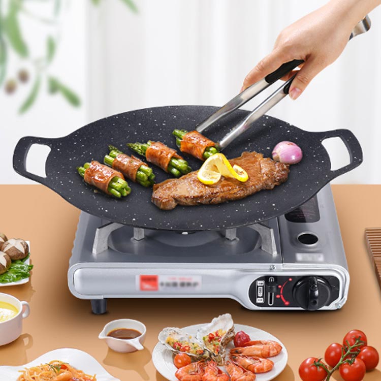 楽天市場】 IH対応 焼肉プレート 焦げ付きにくい 直火 対応 丸型