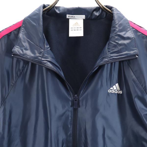 楽天市場】アディダス ロゴ刺繍 長袖 CLIMAPROOF ウインドブレーカー L