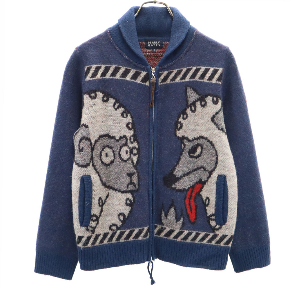 極美品】パーリーゲイツ 蓄熱 ニット ブルゾン サイズ0 楽天市場