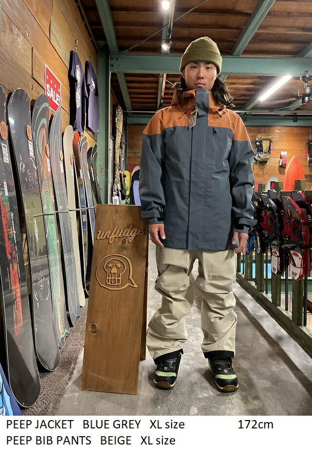 楽天市場】23-24 UNFUDGE アンファッジ PEEP JACKET ピープ ジャケット