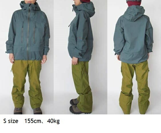 希少国産GORETEX HID 40dn ゼロファイタージャケット&ビブパンツM