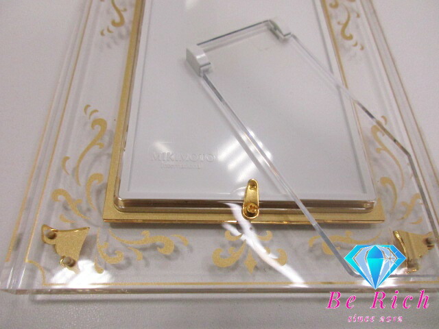 楽天市場】ミキモト MIKIMOTO パール フォト フレーム クリア ゴールド