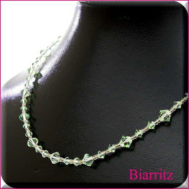 楽天市場】送料無料 ! スワロフスキー クリスタルビーズ ネックレス