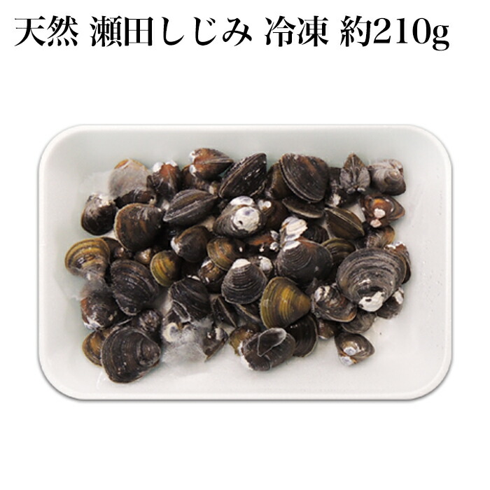 楽天市場】びわ湖産 天然 瀬田しじみ 冷凍 調理用 約210g セタシジミ