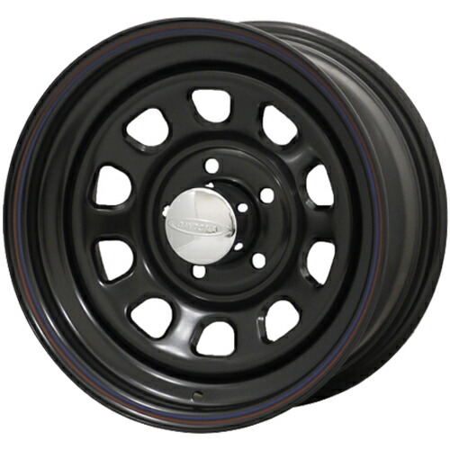 楽天市場】ホイール4本セット デイトナ DAYTONA'S ブラック 15インチ