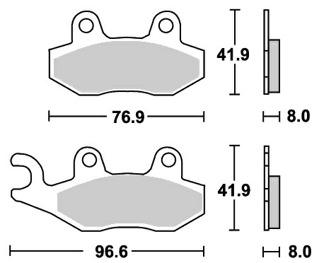 楽天市場】RMX250 オフロード（シンター）ブレーキパッド フロント用