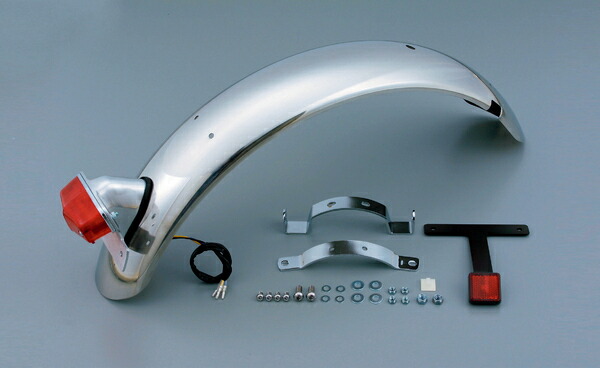 楽天市場】デイトナ 39147 ステンレスショートフェンダー リア