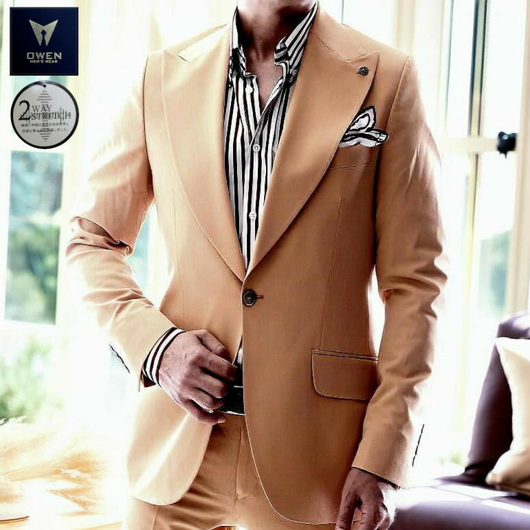 楽天市場】テーラードジャケット ワイドラペル ブレザー メンズ