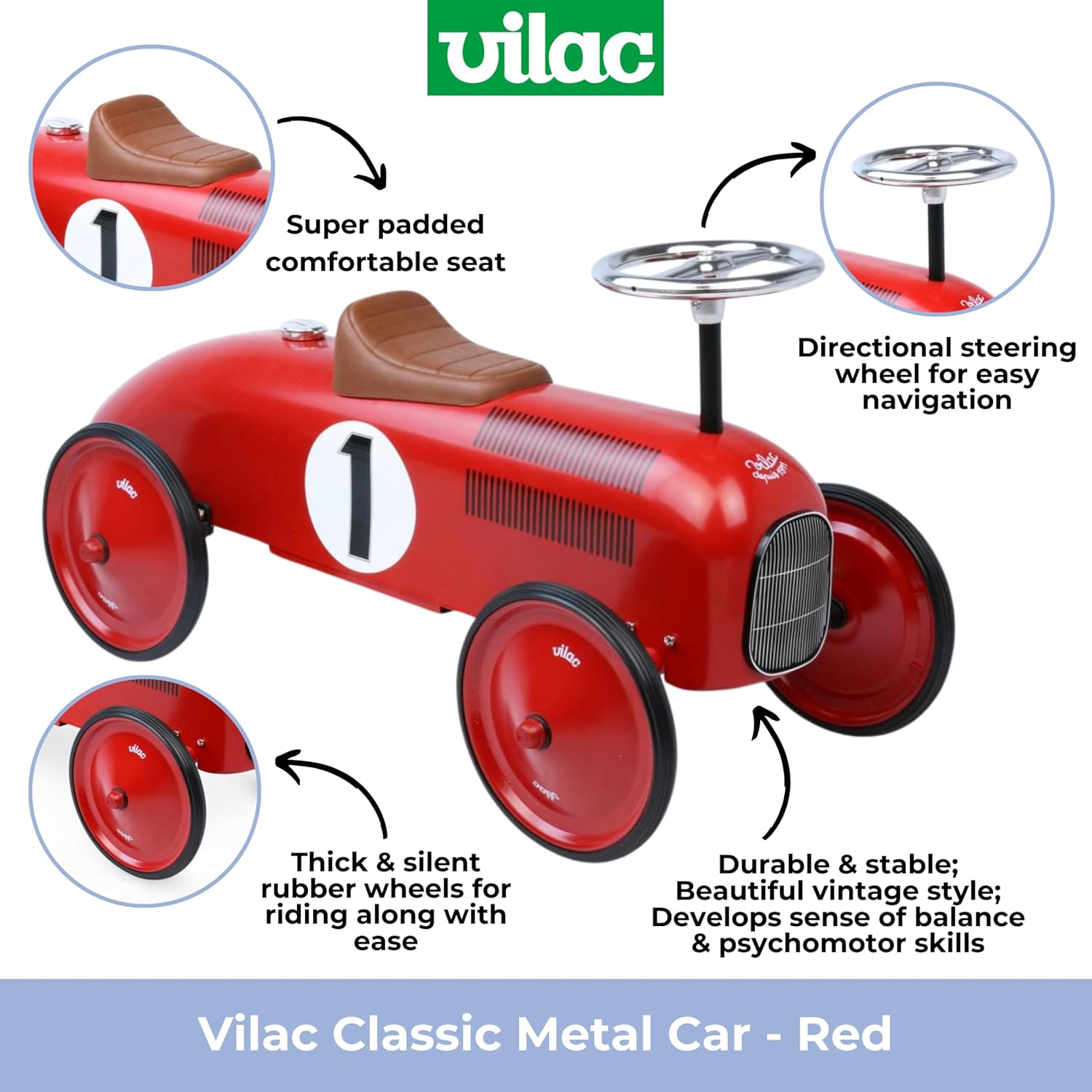 楽天市場】VILAC ヴィラック レーシングカー レッド : BIYUオンライン