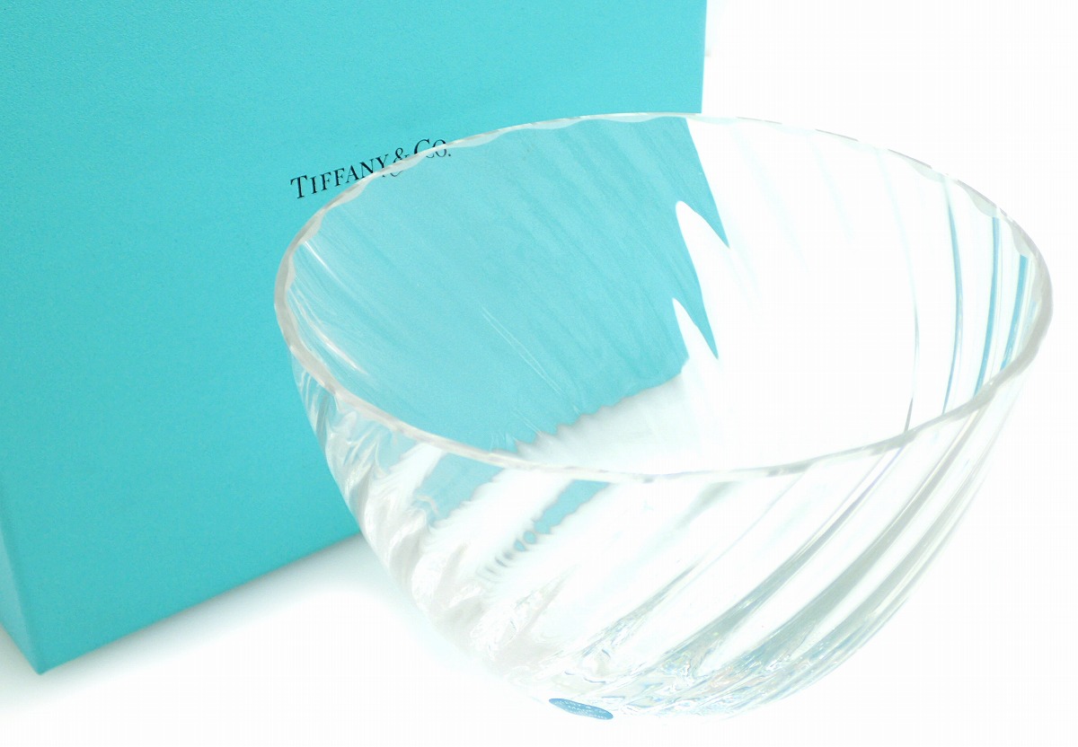 楽天市場】【未使用品】TIFFANY&Co. ティファニー ボウル クリスタル