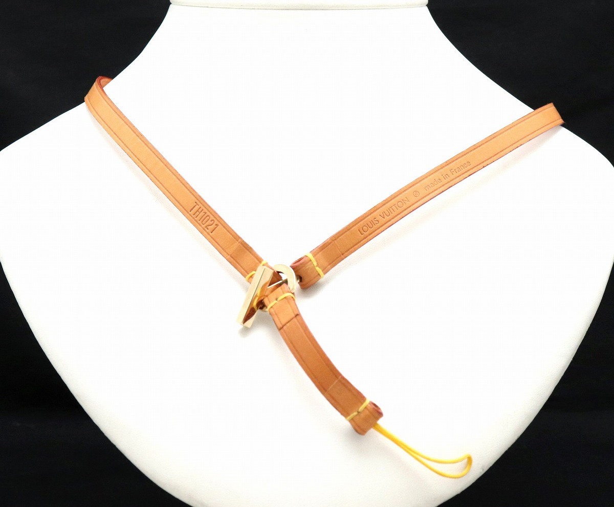 楽天市場】LOUIS VUITTON ルイ ヴィトン ヌメ革 コリエ テレフォンヌ