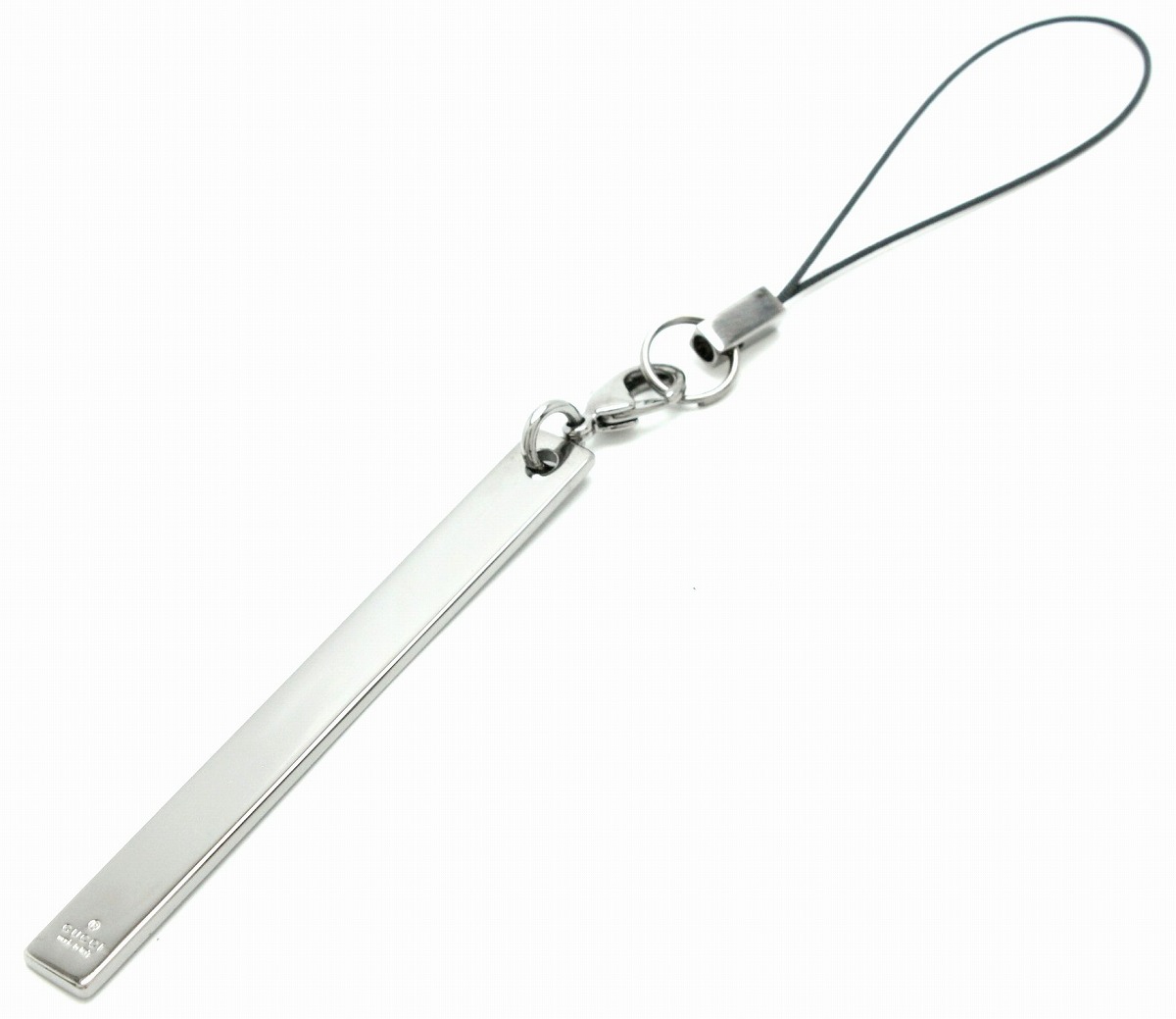 楽天市場】【新品未使用品】GUCCI グッチ ロゴプレート ストラップ