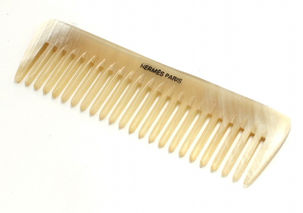 楽天市場】HERMES エルメス コーム 櫛 くし ケース付き バッファロー