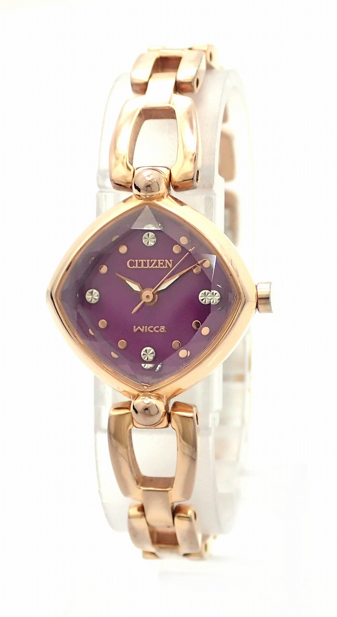 楽天市場】【ウォッチ】CITIZEN シチズン Wicca ウィッカ パープル