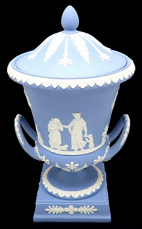 楽天市場】WEDGWOOD ウェッジウッド ジャスパー 蓋付き花瓶 フタ付き
