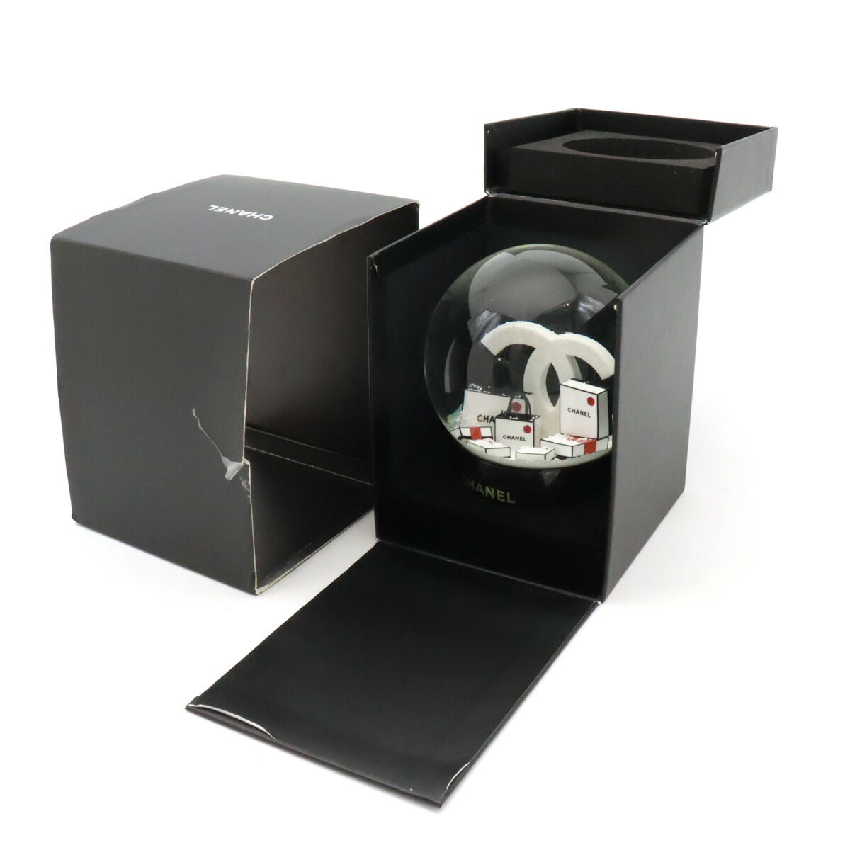 楽天市場】CHANEL シャネル スノードーム オブジェ ココマーク