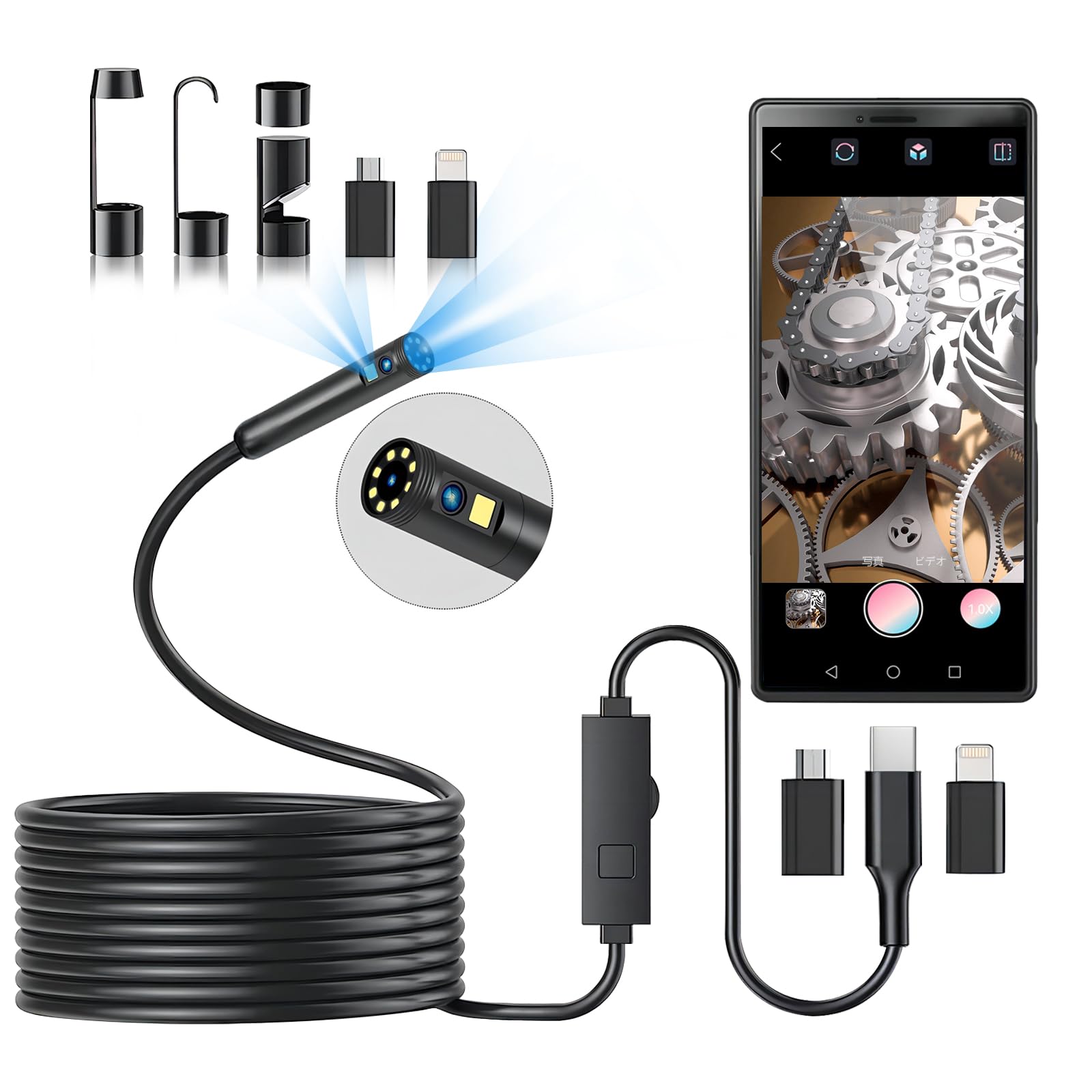 内視鏡カメラ ファイバースコープ」の人気商品一覧 | 安い商品を通販