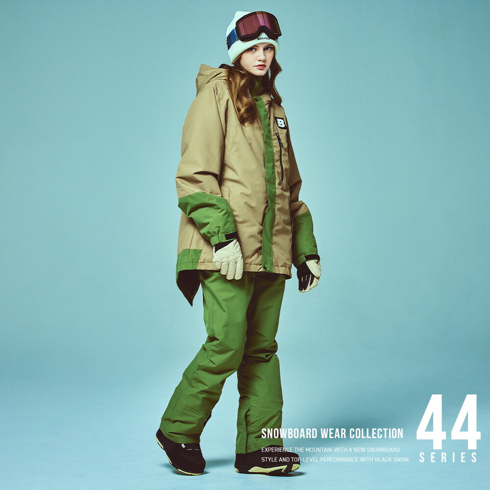 楽天市場】スノボウェア レディース 上下セット スノーボードウェア